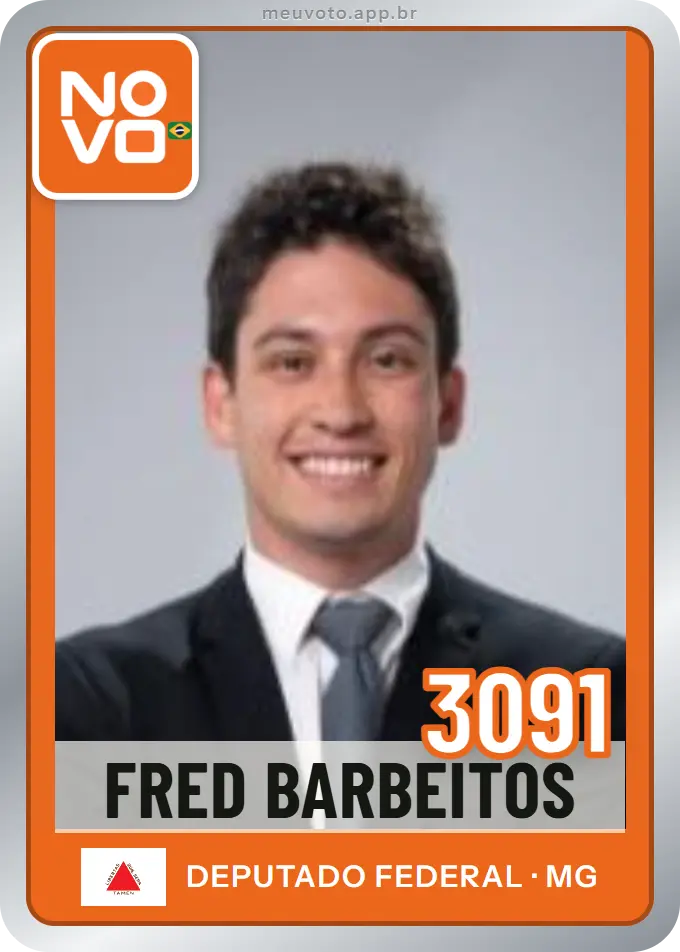 Carta de Fred Barbeitos, número 3091, Novo
