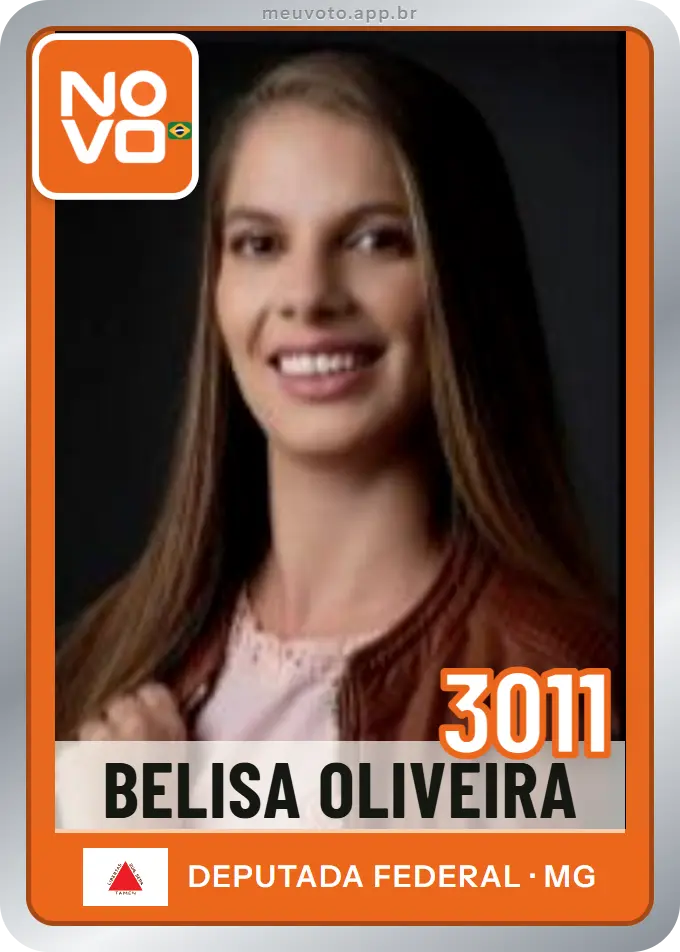Carta de Belisa Oliveira, número 3011, Novo