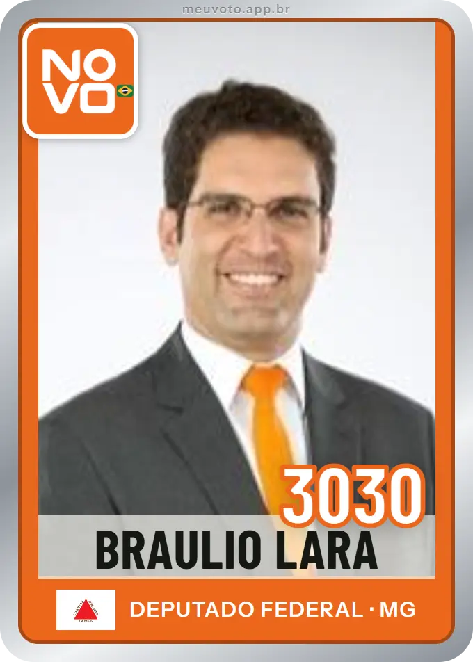 Carta de Braulio Lara, número 3030, Novo