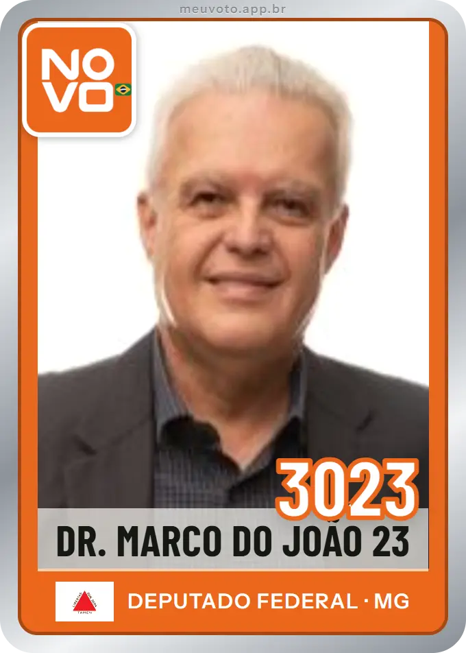 Carta de Dr. Marco do João 23, número 3023, Novo