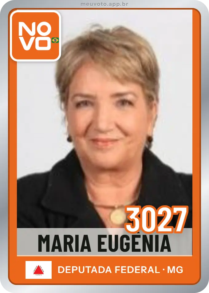 Carta de Maria Eugênia, número 3027, Novo