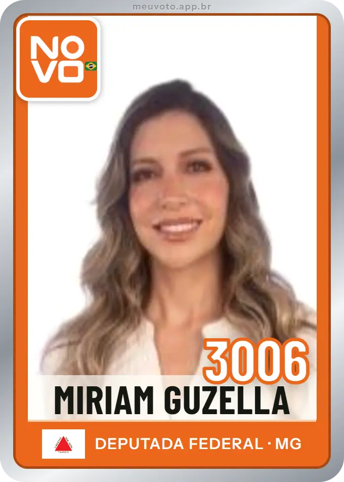 Carta de Miriam Guzella, número 3006, Novo