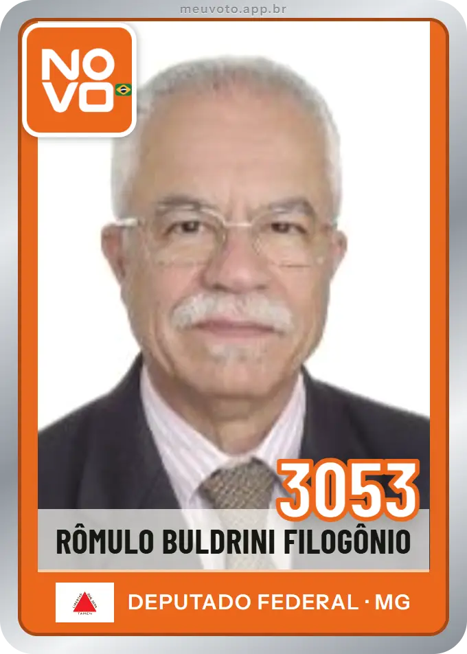 Carta de Rômulo Buldrini Filogônio, número 3053, Novo