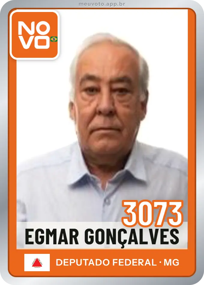 Carta de Egmar Gonçalves, número 3073, Novo