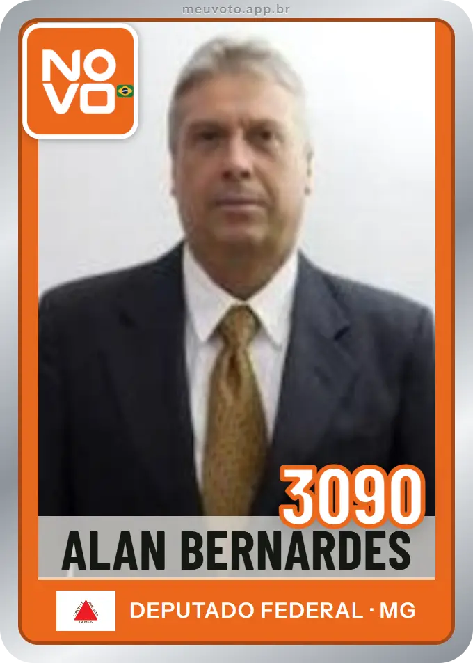 Carta de Alan Bernardes, número 3090, Novo
