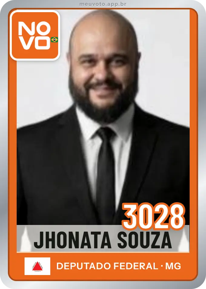 Carta de Jhonata Souza, número 3028, Novo