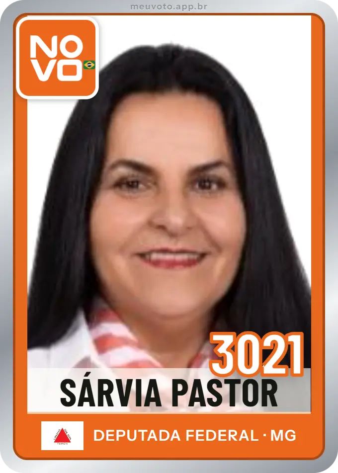 Carta de Sárvia Pastor, número 3021, Novo