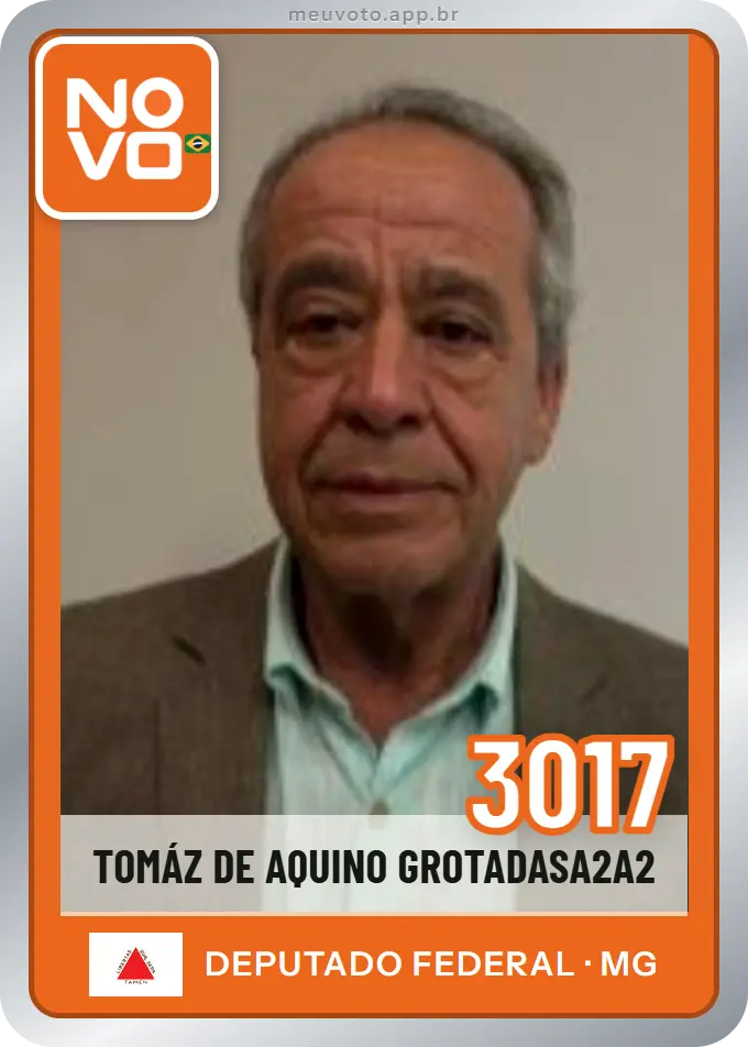Carta de Tomáz de Aquino Grotadasa2a2, número 3017, Novo