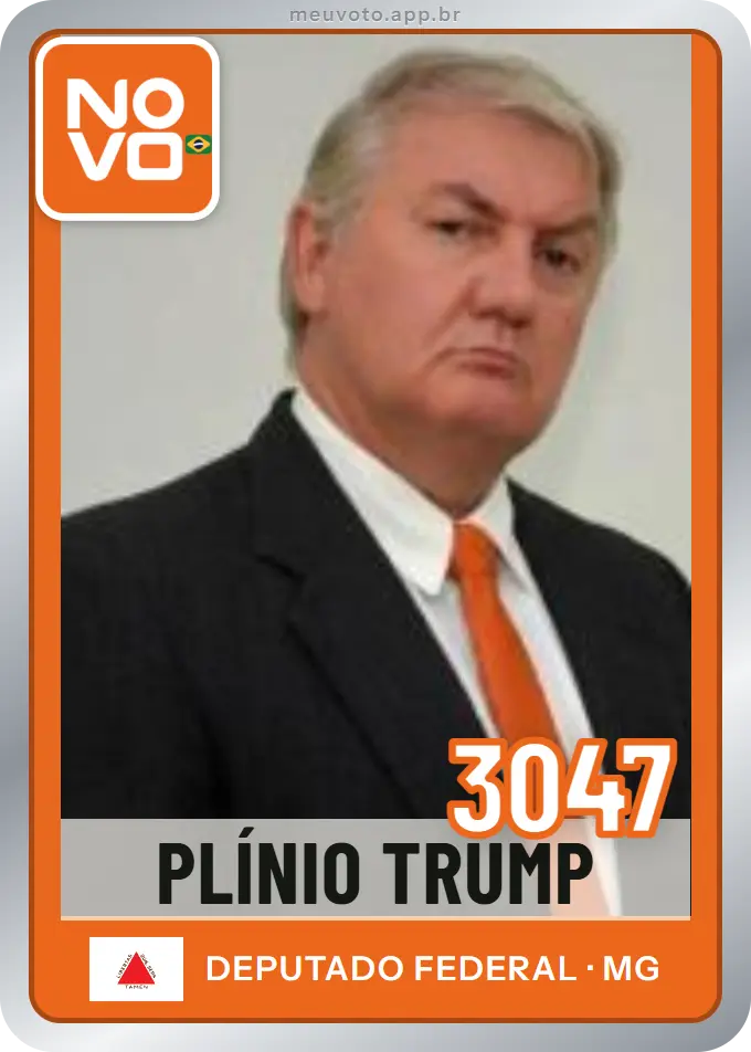 Carta de Plínio Trump, número 3047, Novo