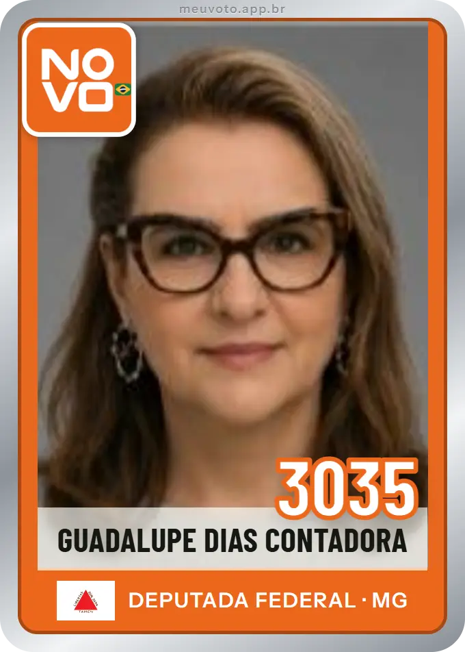 Carta de Guadalupe Dias Contadora, número 3035, Novo