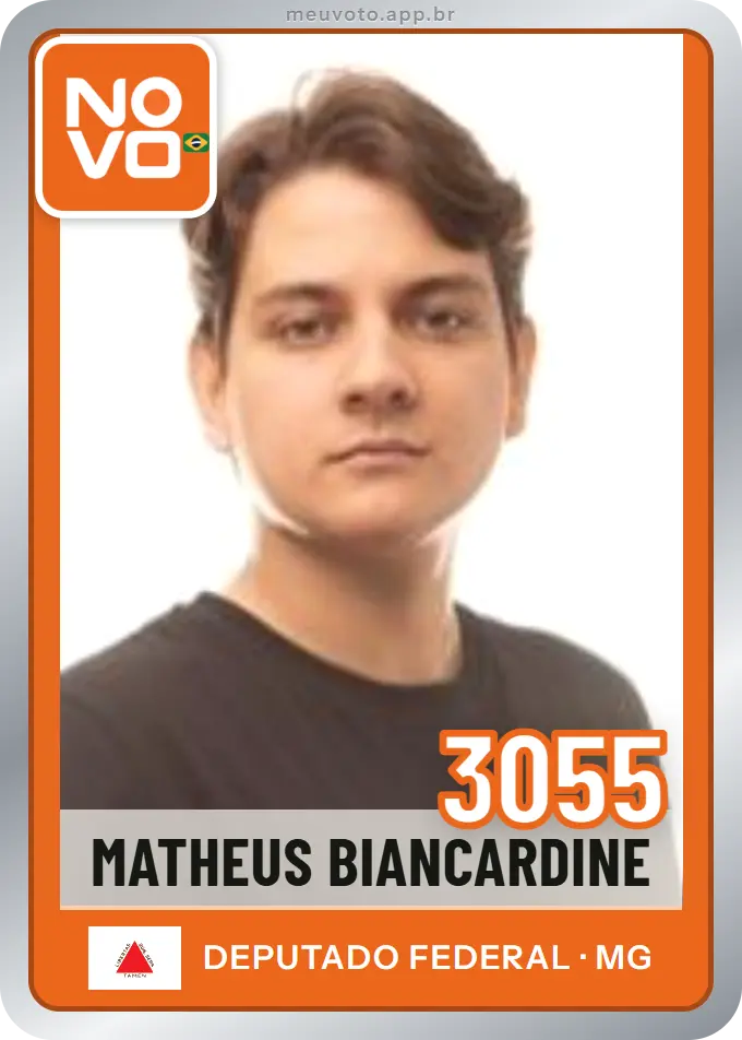 Carta de Matheus Biancardine, número 3055, Novo