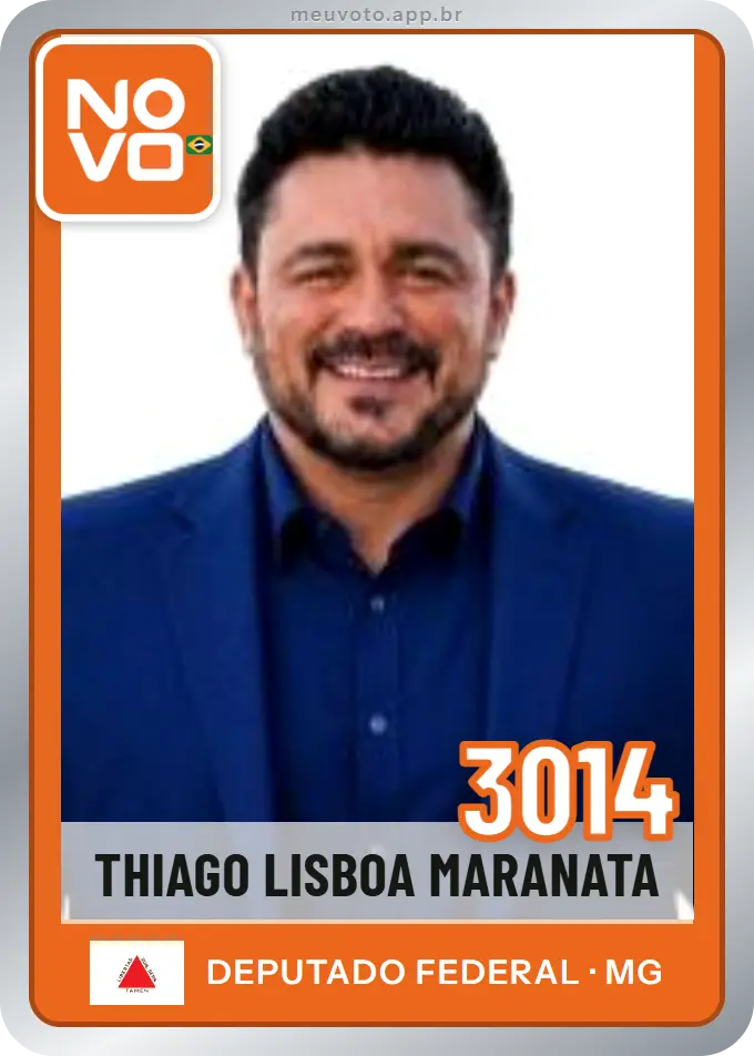 Carta de Thiago Lisboa Maranata, número 3014, Novo