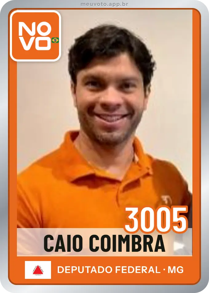 Carta de Caio Coimbra, número 3005, Novo