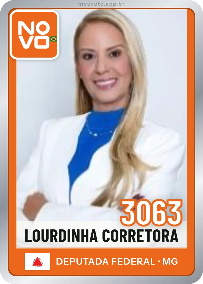 Carta de Lourdinha Corretora, número 3063, Novo