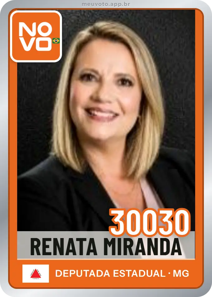 Carta de Renata Miranda, número 30030, Novo