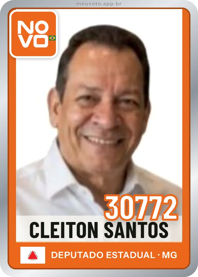 Carta de Cleiton Santos, número 30772, Novo