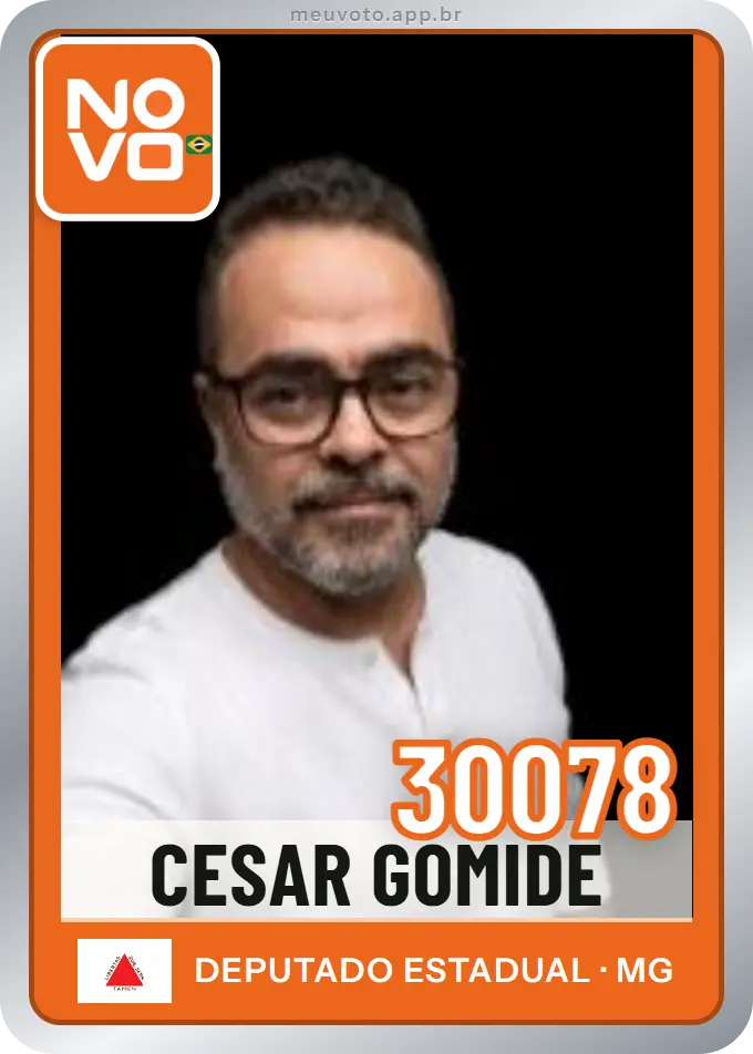 Carta de Cesar Gomide, número 30078, Novo