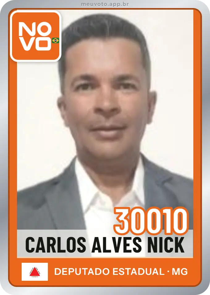 Carta de Carlos Alves Nick, número 30010, Novo
