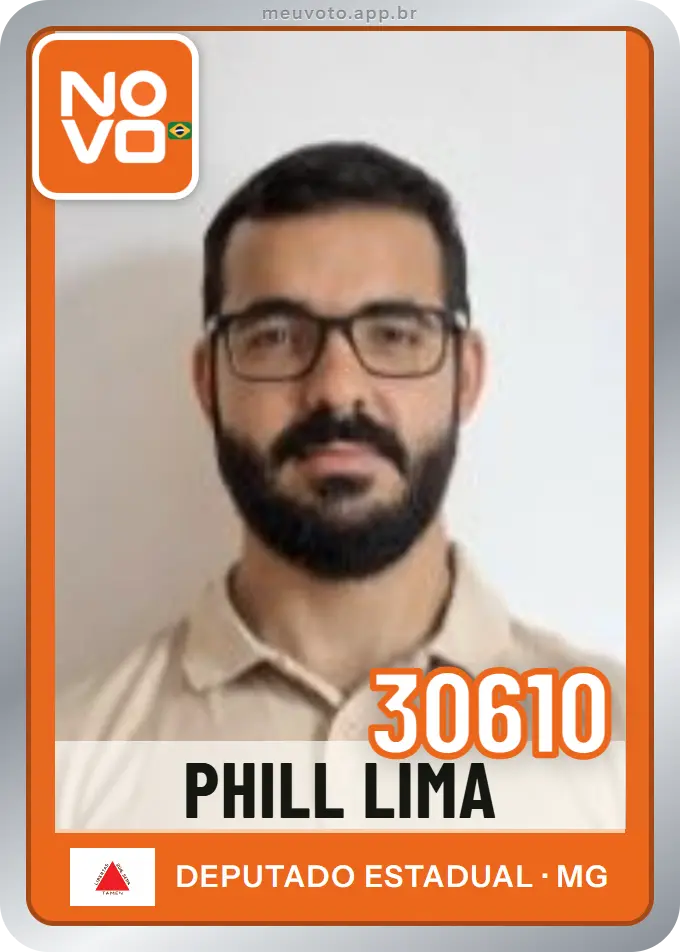 Carta de Phill Lima, número 30610, Novo