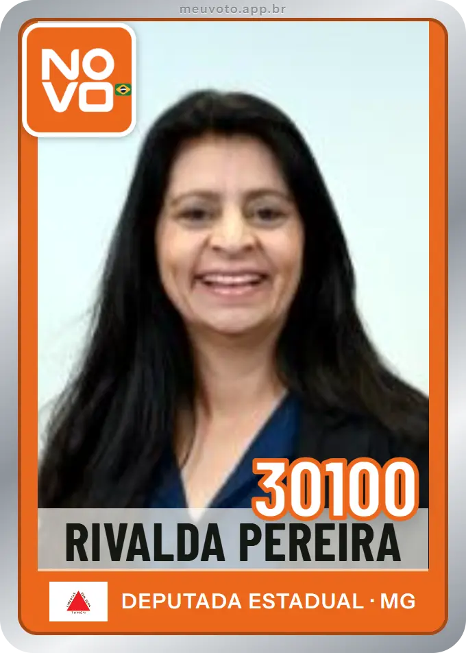 Carta de Rivalda Pereira, número 30100, Novo