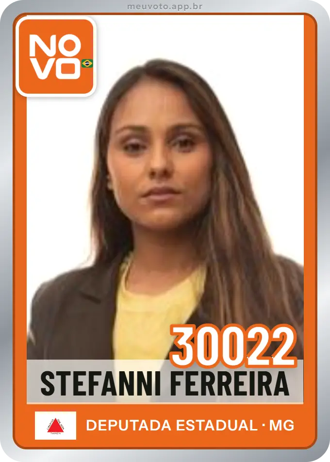 Carta de Stefanni Ferreira, número 30022, Novo
