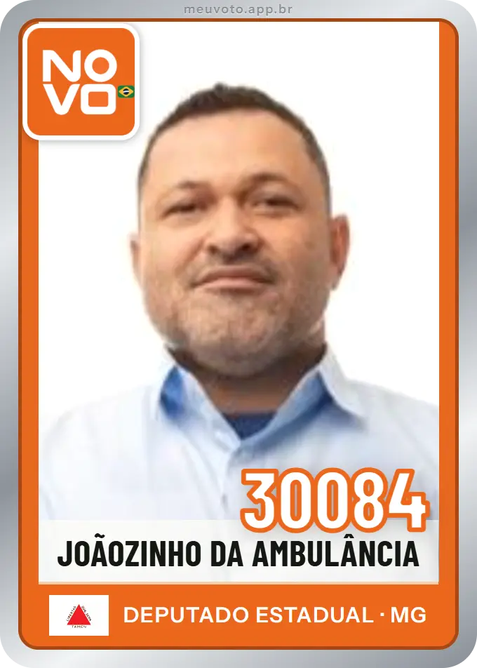 Carta de Joãozinho da Ambulância, número 30084, Novo