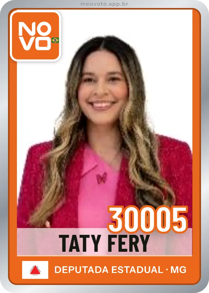 Carta de Taty Fery, número 30005, Novo