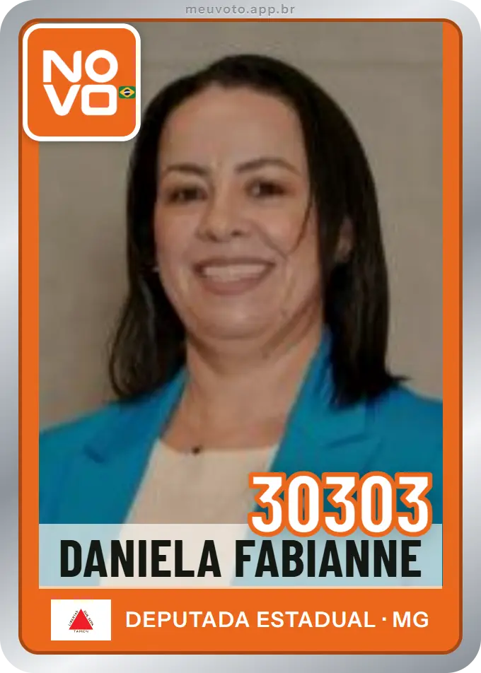 Carta de Daniela Fabianne, número 30303, Novo