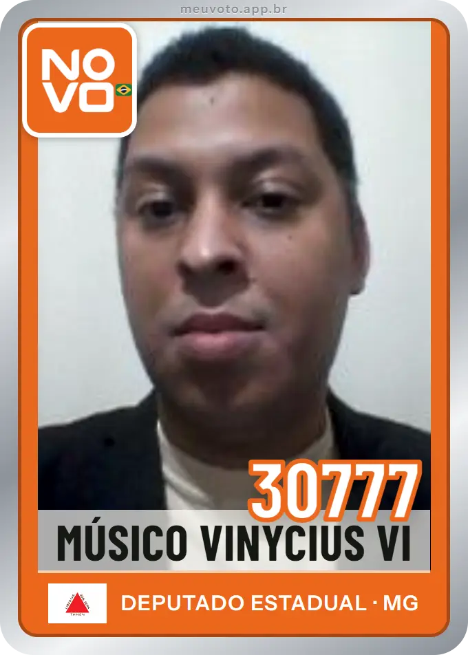 Carta de Músico Vinycius Vi, número 30777, Novo