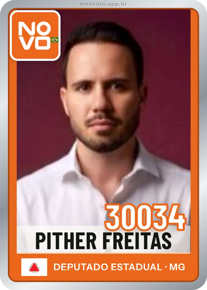 Carta de Pither Freitas, número 30034, Novo