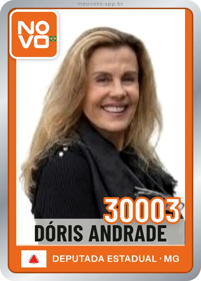 Carta de Dóris Andrade, número 30003, Novo