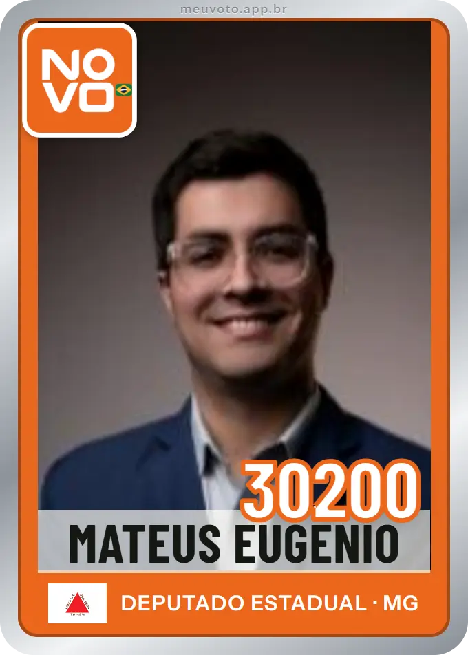 Carta de Mateus Eugênio, número 30200, Novo