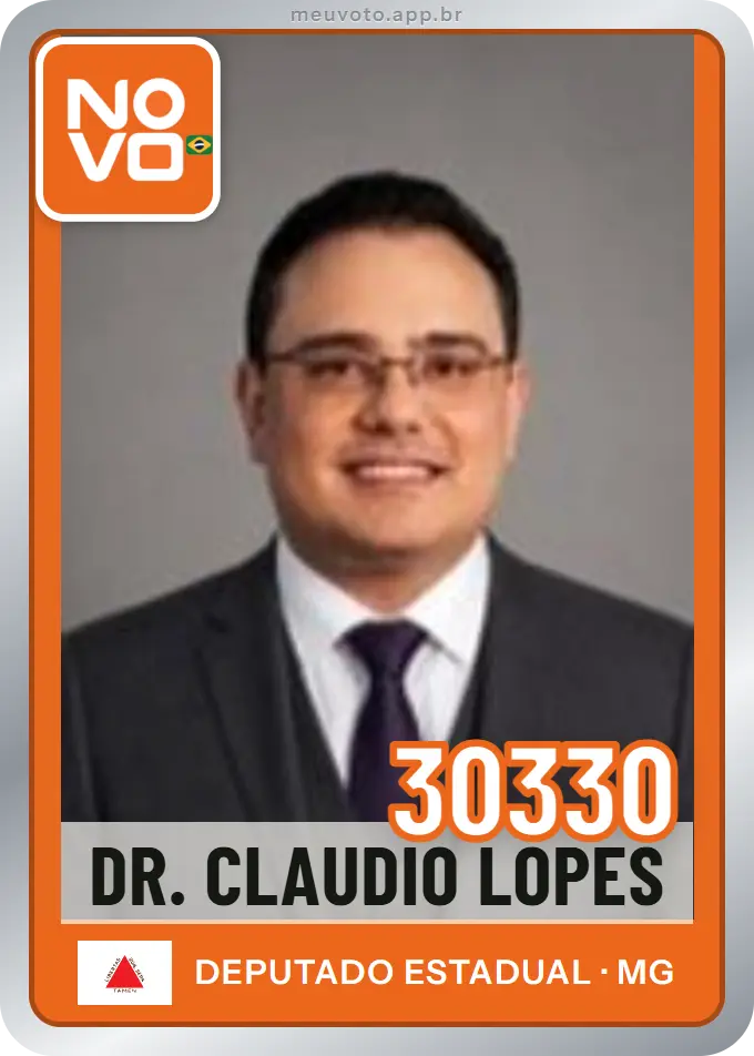 Carta de Dr. Claudio Lopes, número 30330, Novo