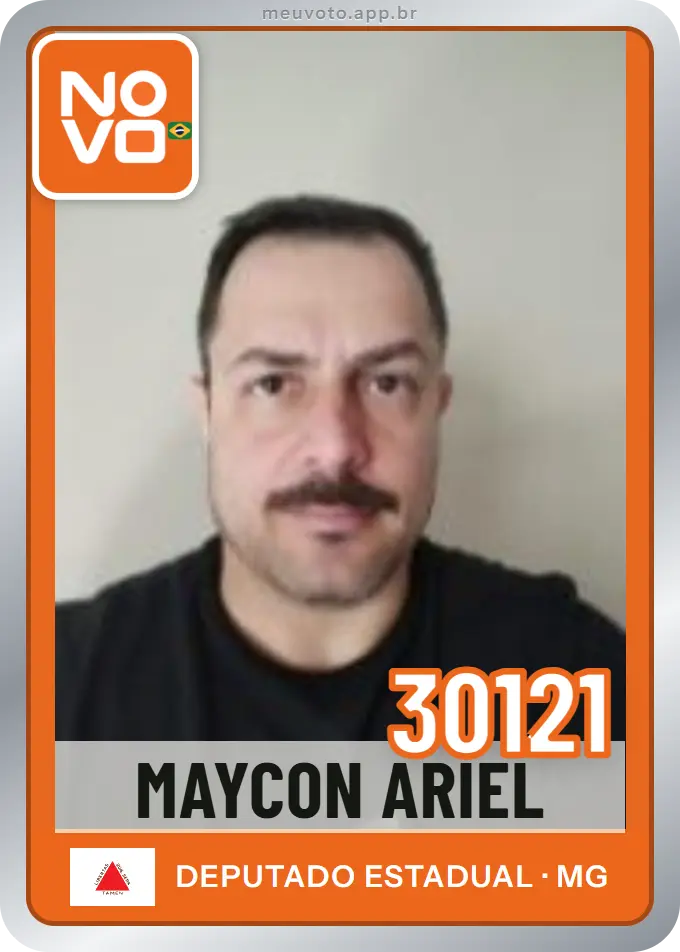 Carta de Maycon Ariel, número 30121, Novo