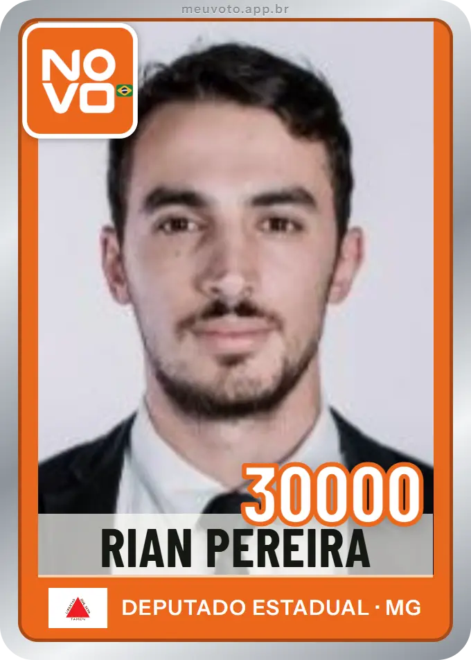 Carta de Rian Pereira, número 30000, Novo