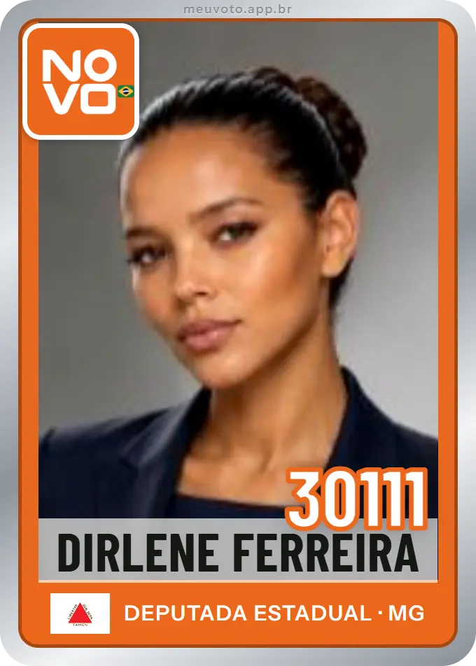 Carta de Dirlene Ferreira, número 30111, Novo