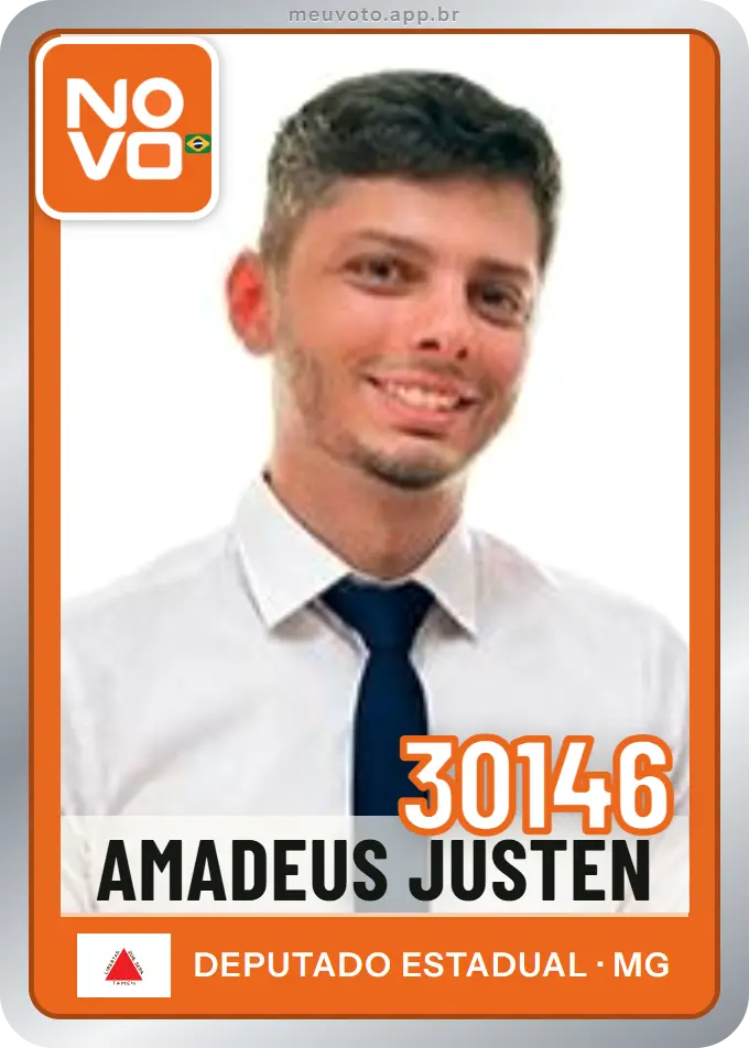 Carta de Amadeus Justen, número 30146, Novo