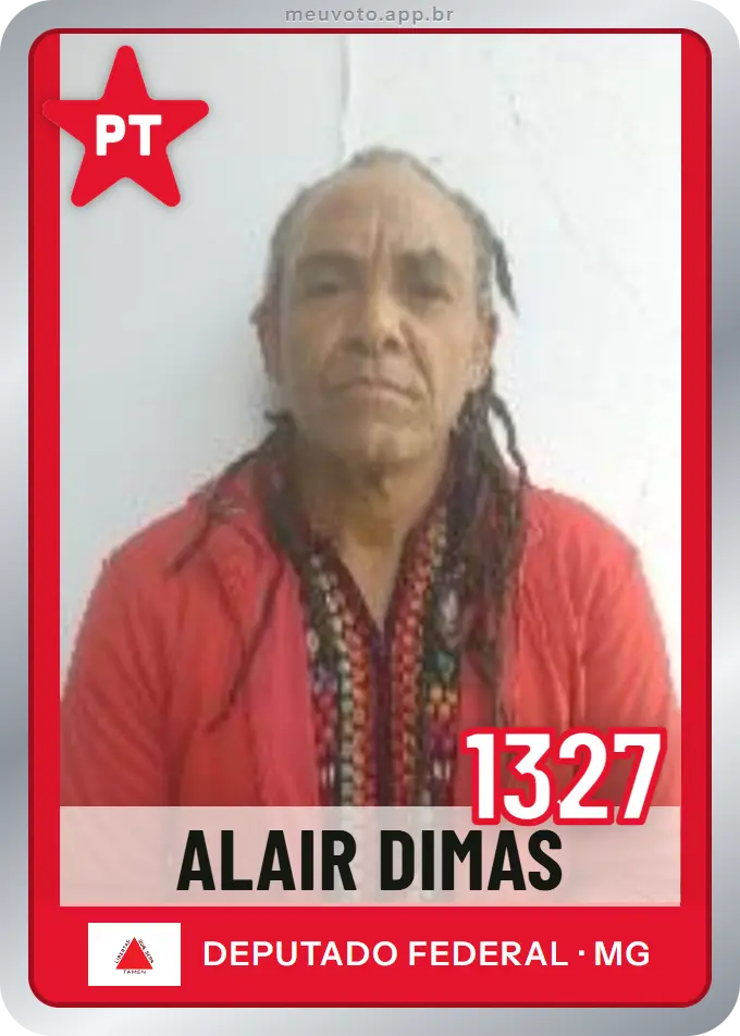 Carta de Alair Dimas, número 1327, PT