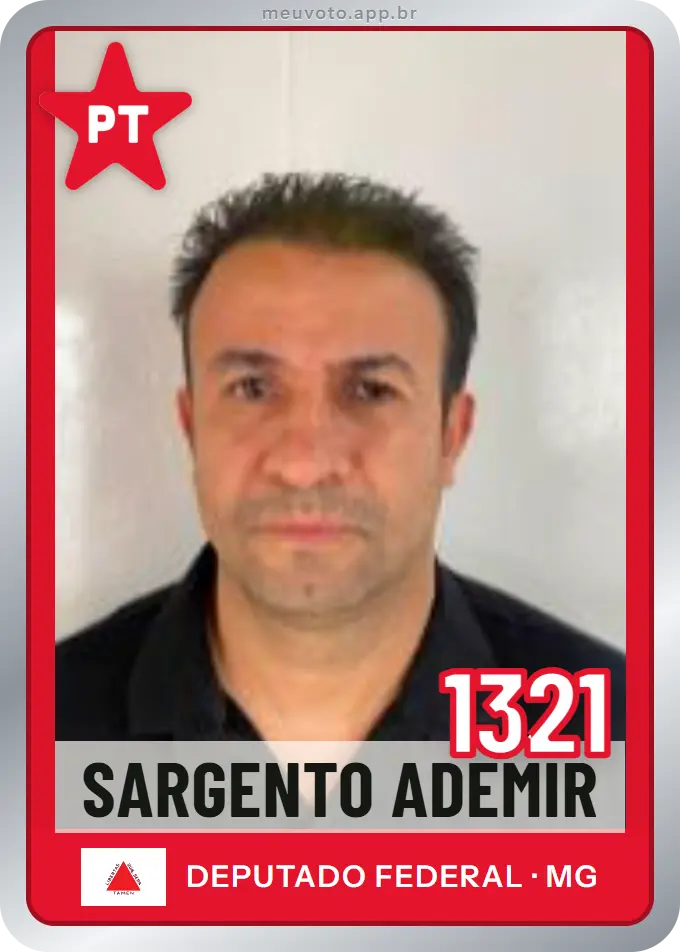 Carta de Sargento Ademir, número 1321, PT