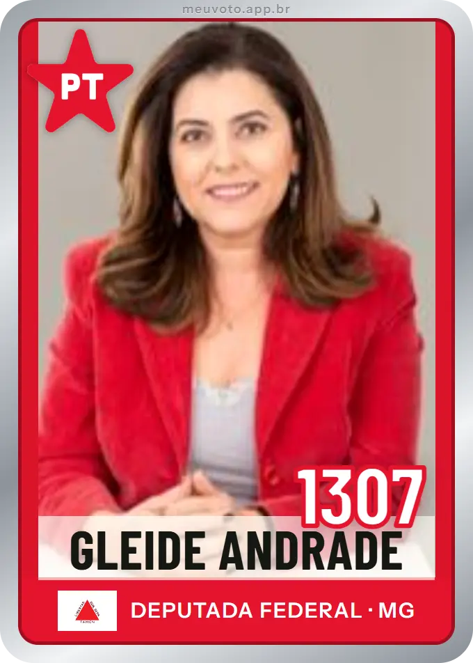 Carta de Gleide Andrade, número 1307, PT