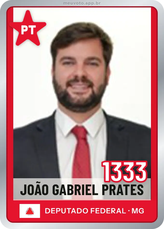 Carta de João Gabriel Prates, número 1333, PT