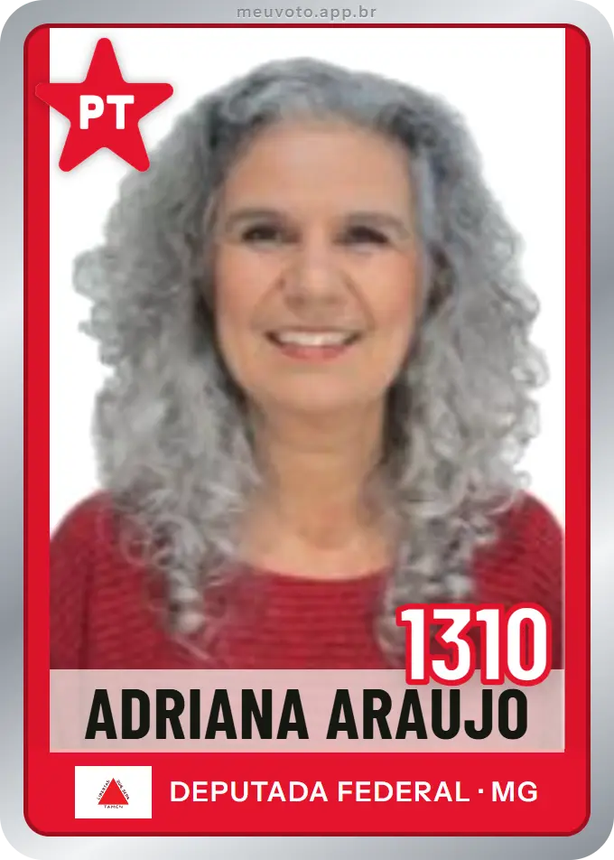 Carta de Adriana Araujo, número 1310, PT