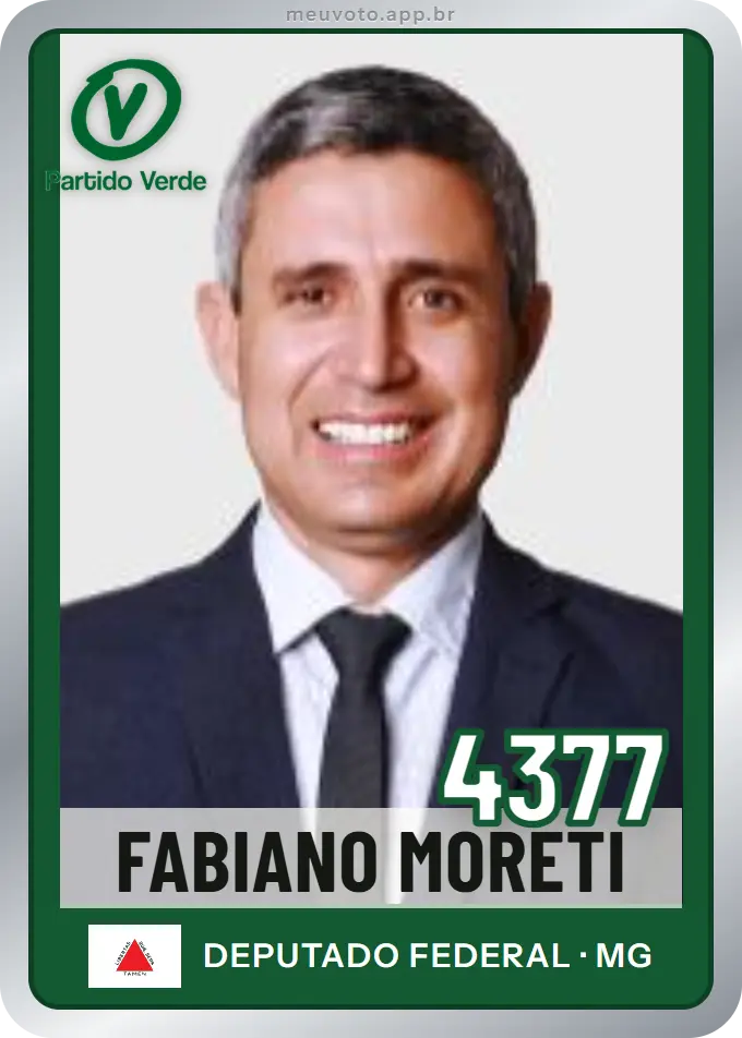 Carta de Fabiano Moreti, número 4377, PV