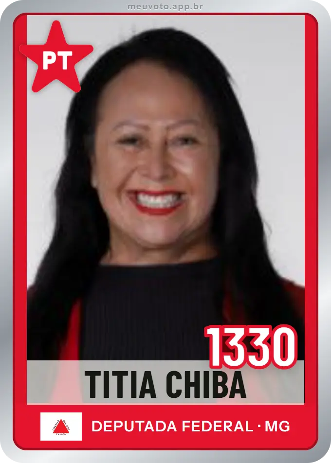 Carta de Titia Chiba, número 1330, PT