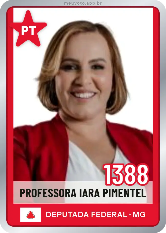Carta de Professora Iara Pimentel, número 1388, PT