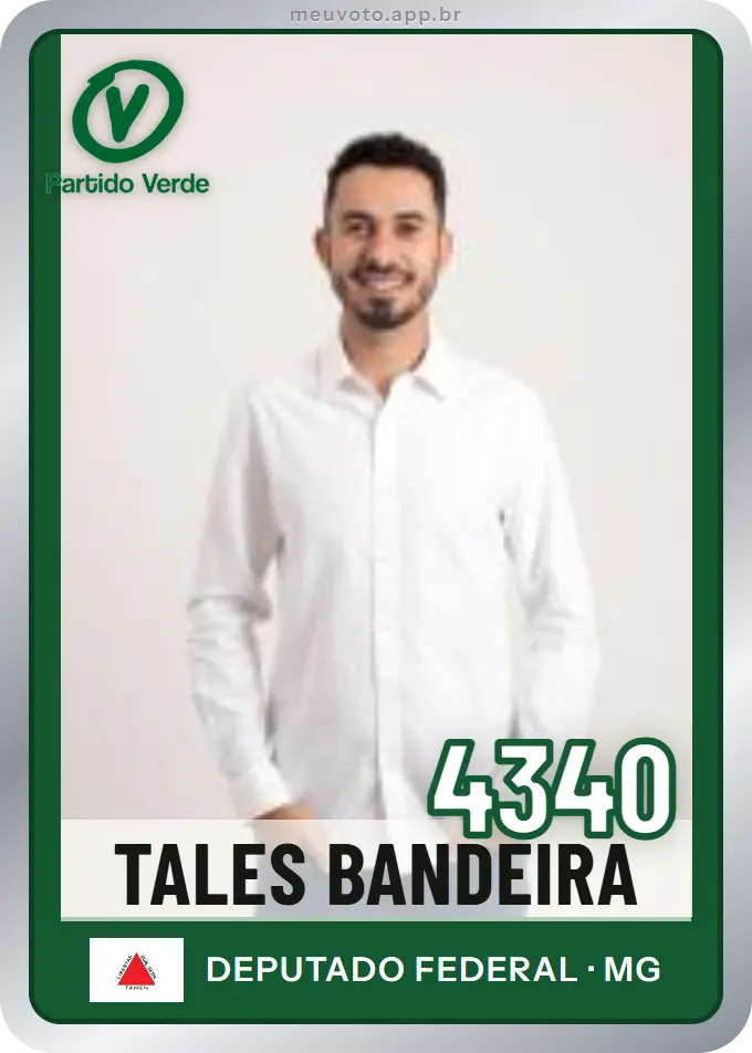 Carta de Tales Bandeira, número 4340, PV