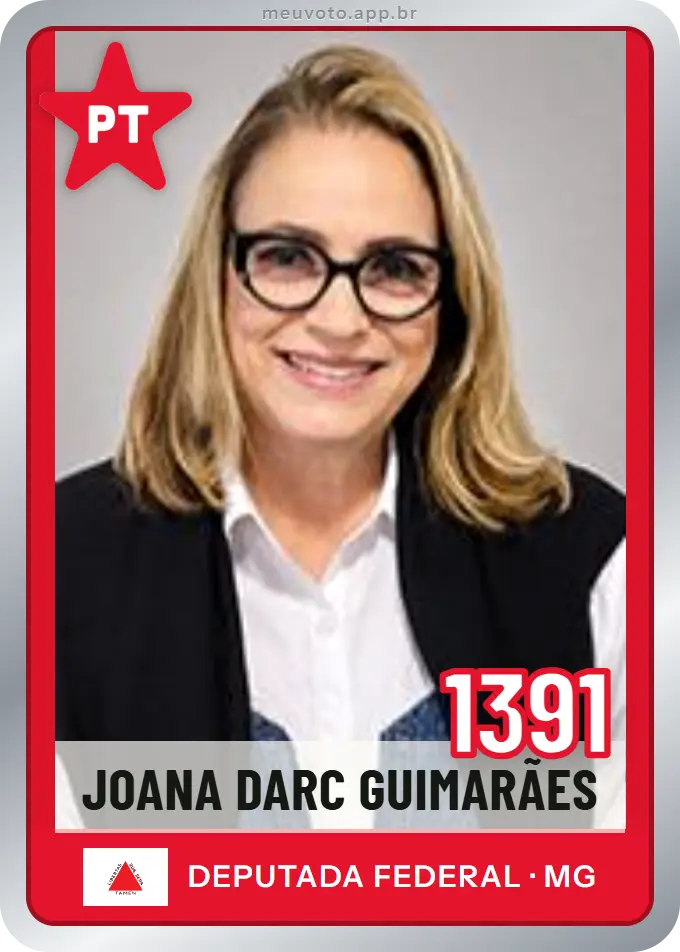 Carta de Joana Darc Guimarães, número 1391, PT