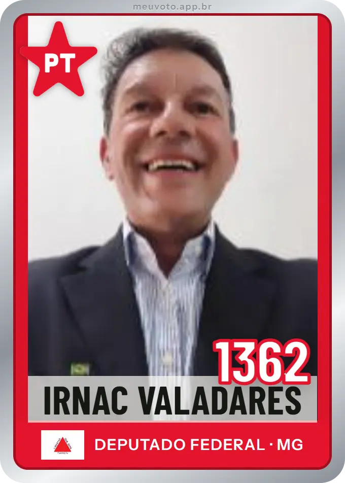 Carta de Irnac Valadares, número 1362, PT