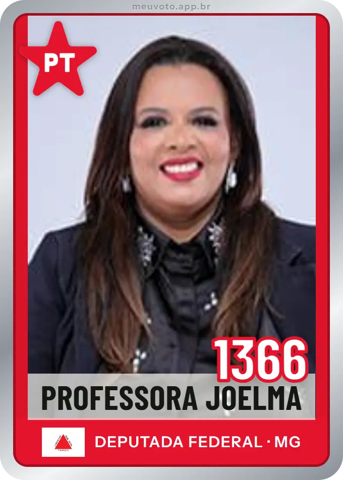 Carta de Professora Joelma, número 1366, PT