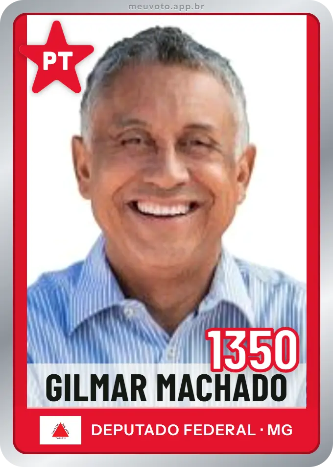 Carta de Gilmar Machado, número 1350, PT